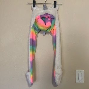 Unicorn hat/scarf combo